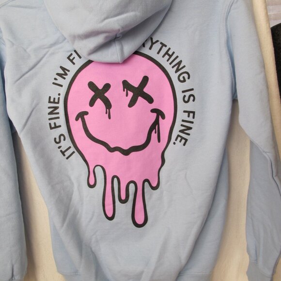 New Sweetees I'm Fine Hoodie - Small - Picture 8 of 13